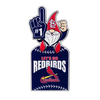St. Louis Cardinals 30" Metal Gnome 3-in-1 Outdoor Yard Sign