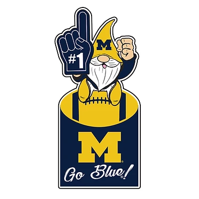 Michigan Wolverines 30" Metal Gnome 3-in-1 Outdoor Yard Sign