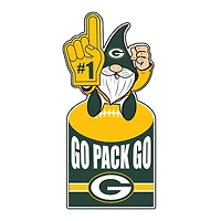 Green Bay Packers 30" Metal Gnome 3-in-1 Outdoor Yard Sign