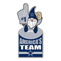 Dallas Cowboys 30" Metal Gnome 3-in-1 Outdoor Yard Sign
