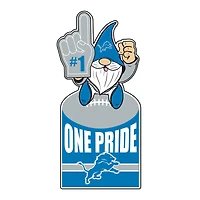 Detroit Lions 30" Metal Gnome 3-in-1 Outdoor Yard Sign