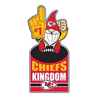 Kansas City Chiefs 30" Metal Gnome 3-in-1 Outdoor Yard Sign