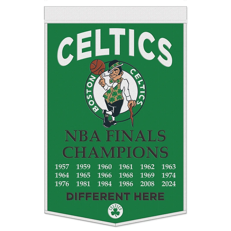 WinCraft Boston Celtics 24" x 38" Wool Championship Banner