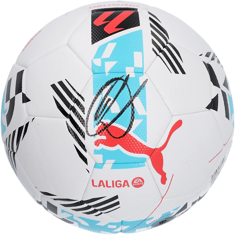 Raphinha Barcelona Autographed 2024-25 La Liga Puma Soccer Ball