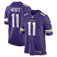 Men's Nike Carson Wentz  Purple Minnesota Vikings Team Game Jersey