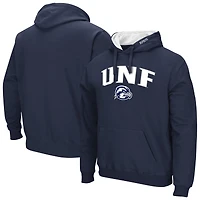Men's Colosseum Navy UNF Ospreys Arch & Logo 3.0 Hoodie