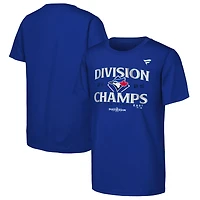 Youth Fanatics  Royal Toronto Blue Jays 2025 AL East Division Champions Locker Room T-Shirt