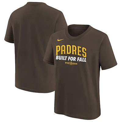 Youth Nike  Brown San Diego Padres 2025 MLB Postseason Authentic Collection Dri-FIT T-Shirt