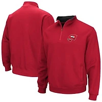 Men's Colosseum Red Western Kentucky Hilltoppers Tortugas Logo Quarter-Zip Jacket