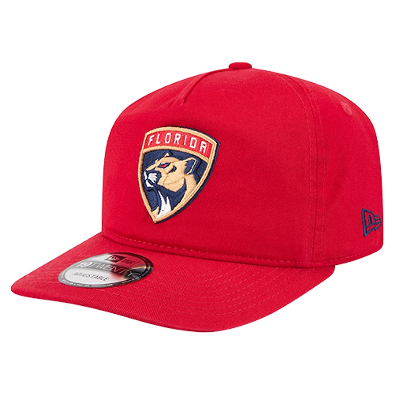 Men's New Era Red Florida Panthers 19TWENTY Adjustable Hat