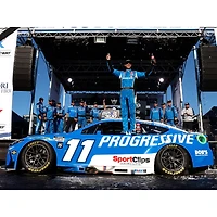 Action Racing Denny Hamlin 2025 Enjoy Illinois 300 Race Winner 1:24 Regular Paint Die-Cast Car