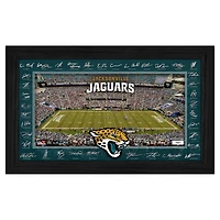Highland Mint Jacksonville Jaguars 12" x 20" 2025 Signature Gridiron Panoramic Framed Photo