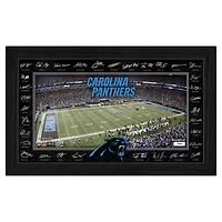 Highland Mint Carolina Panthers 12" x 20" 2025 Signature Gridiron Panoramic Framed Photo