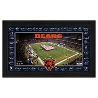 Highland Mint Chicago Bears 12" x 20" 2025 Signature Gridiron Panoramic Framed Photo