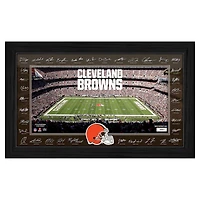 Highland Mint Cleveland Browns 12" x 20" 2025 Signature Gridiron Panoramic Framed Photo