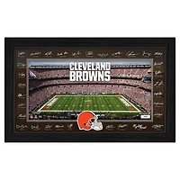 Highland Mint Cleveland Browns 12" x 20" 2025 Signature Gridiron Panoramic Framed Photo