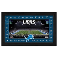 Highland Mint Detroit Lions 12" x 20" 2025 Signature Gridiron Panoramic Framed Photo