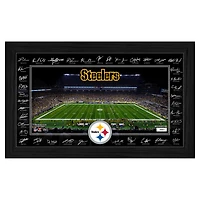 Highland Mint Pittsburgh Steelers 12" x 20" 2025 Signature Gridiron Panoramic Framed Photo