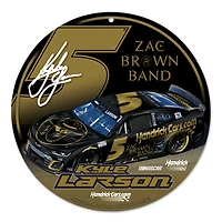 Kyle Larson WinCraft HendrickCars.com / Zac Brown Band 12" Round Sign