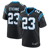 Men's Nike Trevor Etienne  Black Carolina Panthers Team Game Jersey