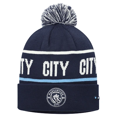 Unisex Navy Manchester City Beyond The Noise Knit Hat With Pom