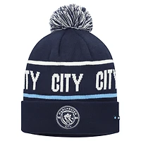 Unisex Navy Manchester City Beyond The Noise Knit Hat With Pom