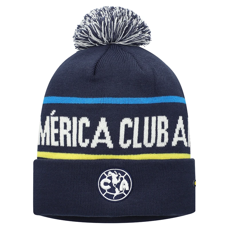 Unisex Navy Club America Beyond The Noise Knit Hat With Pom