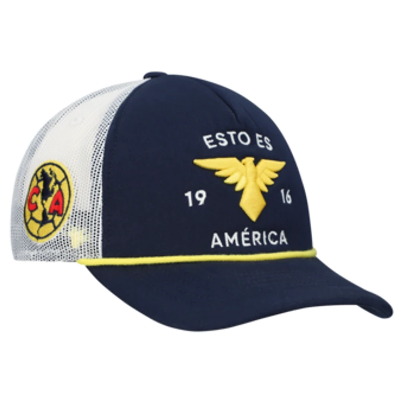 Unisex Navy Club America Free Rider Trucker Snapback Hat