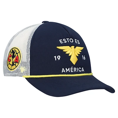 Unisex Navy Club America Free Rider Trucker Snapback Hat