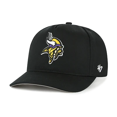 Men's '47  Black Minnesota Vikings Hitch Adjustable Hat