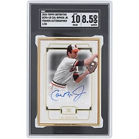 Cal Ripken Jr. Baltimore Orioles Autographed 2024 Topps Definitive Collection Gold Framed #DCFA-CR #1/30 SGC Authenticated 8.5/10 Card