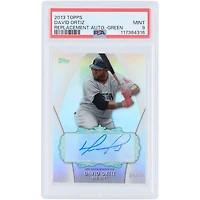 David Ortiz Boston Red Sox Autographed 2013 Topps Replacement Green #NNO #5/50 PSA Authenticated Mint 9 Card