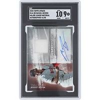 Rafael Devers Boston Red Sox Autographed 2020 Topps Update Major League Material Relic #MLA-RD #41/50 SGC Authenticated 9/10 Card