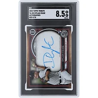Dylan Cease Chicago White Sox Autographed 2020 Topps Tribute Red #TA-DCE #8/10 SGC Authenticated NM MT 8.5 Rookie Card