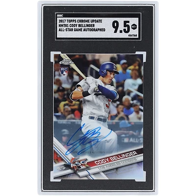 Cody Bellinger Los Angeles Dodgers Autographed 2017 Topps Chrome Update All-Star Game #HMT81 SGC Authenticated MT 9.5 Rookie Card