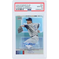 Masahiro Tanaka New York Yankees Autographed 2020 Topps Stadium Club Chrome #94 PSA Authenticated Gem MT 10 Card