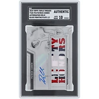 Patrick Corbin Washington Nationals Autographed 2020 Topps Triple Threads Relic Black Printing Plate #TTAR-PC5 #1/1 SGC Authenticated Auto 10 Card