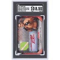 Antonio Silva UFC Autographed 2016 Topps Knockout Scarlet Sigs Fighter Worn Relic #SSAR-AS #5/10 SGC Authenticated 8.5/10 Card