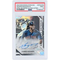 Xander Bogaerts Boston Red Sox Autographed 2020 Bowman Sterling Black Atomic #SFSA-XB #3/10 PSA Authenticated Mint 9 Card