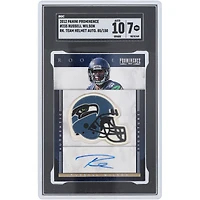 Russell Wilson Seattle Seahawks Autographed 2012 Panini Prominence Rookie Team Helmet #235 #85/150 SGC Authenticated 7/10 Rookie Card