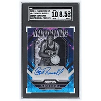 Cazzie Russell Michigan Wolverines Autographed 2023-24 Panini Prizm Draft Pick Choice Nebula Prizm Legacy Sigs #LS-CZR #1/1 SGC Authenticated 8.5/10 Card