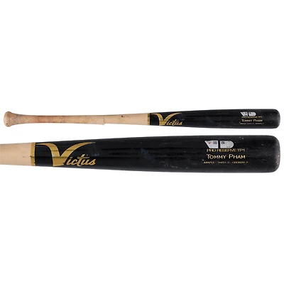 Tommy Pham Pittsburgh Pirates Game-Used Black and Tan Victus Broken Bat vs. Colorado Rockies on August 23, 2025 - Single