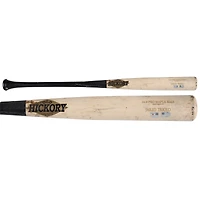 Jared Triolo Pittsburgh Pirates Game-Used Tan and Black Old Hickory Broken Bat vs. Chicago Cubs on August 15, 2025