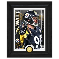 Highland Mint Pittsburgh Steelers T.J. Watt Bronze Coin Photo Mint