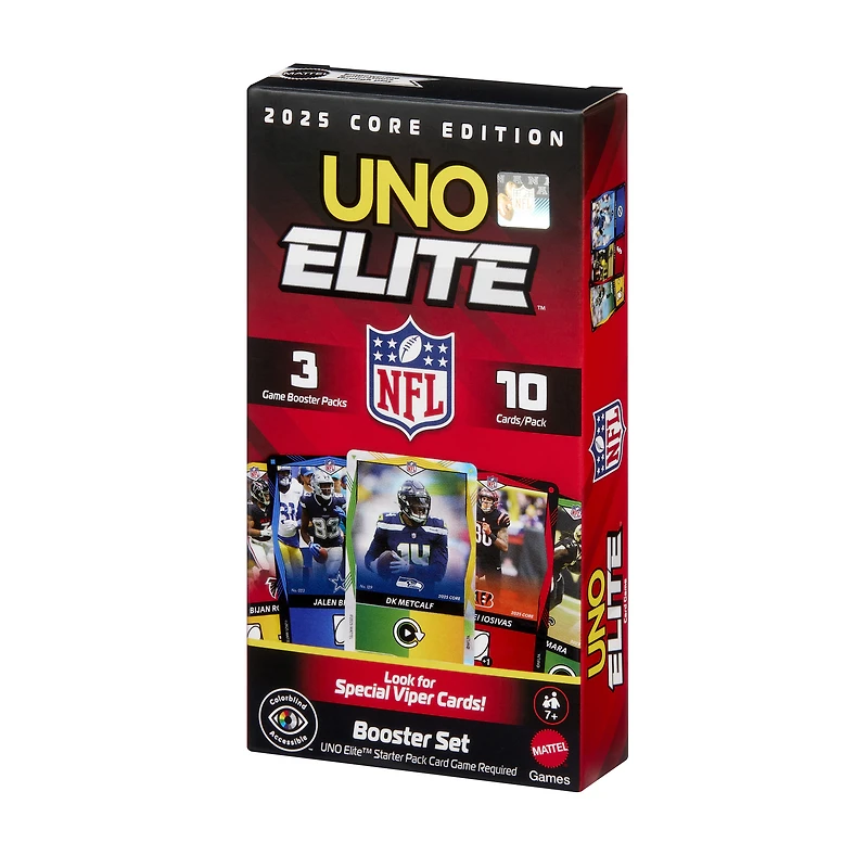 NFL UNO Elite™ 2025 Core Edition Booster Set