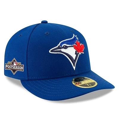 Men's New Era Royal Toronto Blue Jays 2025 MLB Postseason Side Patch Low Profile 59FIFTY Fitted Hat