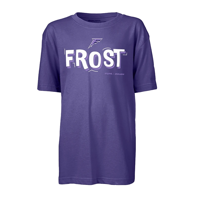 Youth Purple Minnesota Frost Graphic T-Shirt