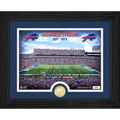 Highland Mint Buffalo Bills Farewell To Highmark Stadium 12" x 15" Bronze Coin Photo Mint