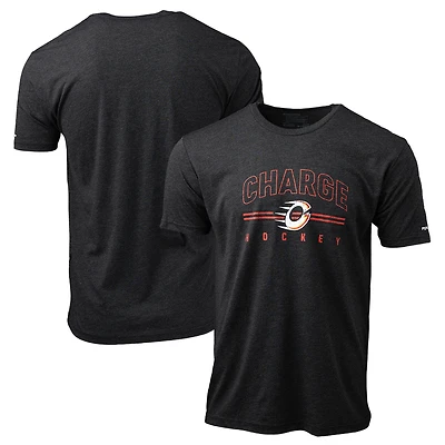 Unisex Black Ottawa Charge Tri-Blend T-Shirt