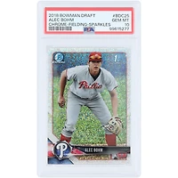 Alec Bohm Philadelphia Phillies 2018 Bowman Draft Chrome Sparkles #BDC-25 PSA Authenticated 10 Card